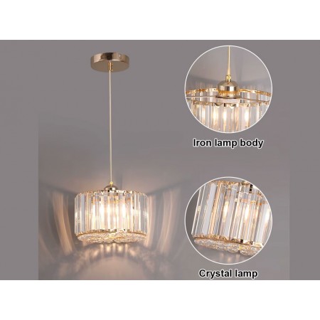 Pendul modern ajustabil, cristal,...